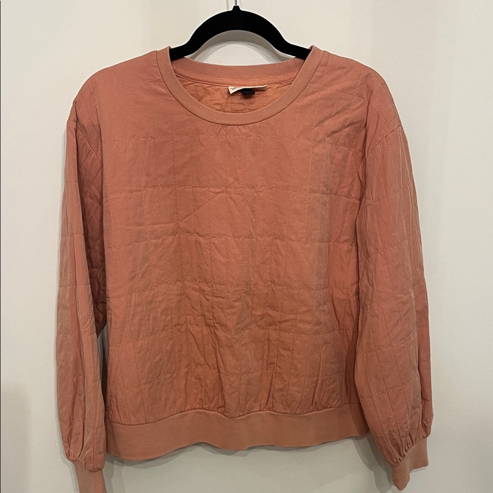Universal Thread Quilted Coral Sweatshirt